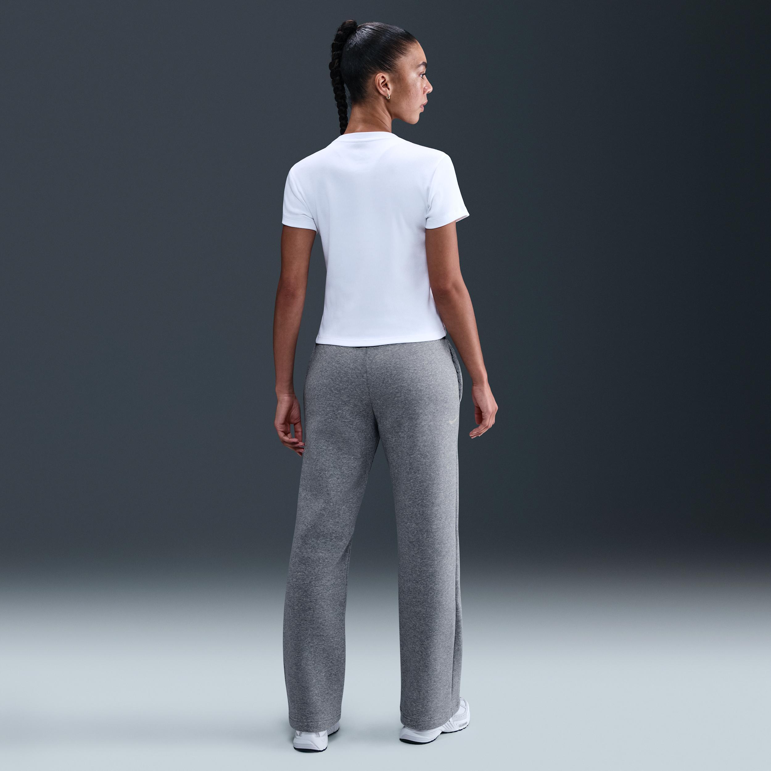 Women's Nike Sportswear Phoenix Fleece Mid-Rise Open-Hem Pants Product Image