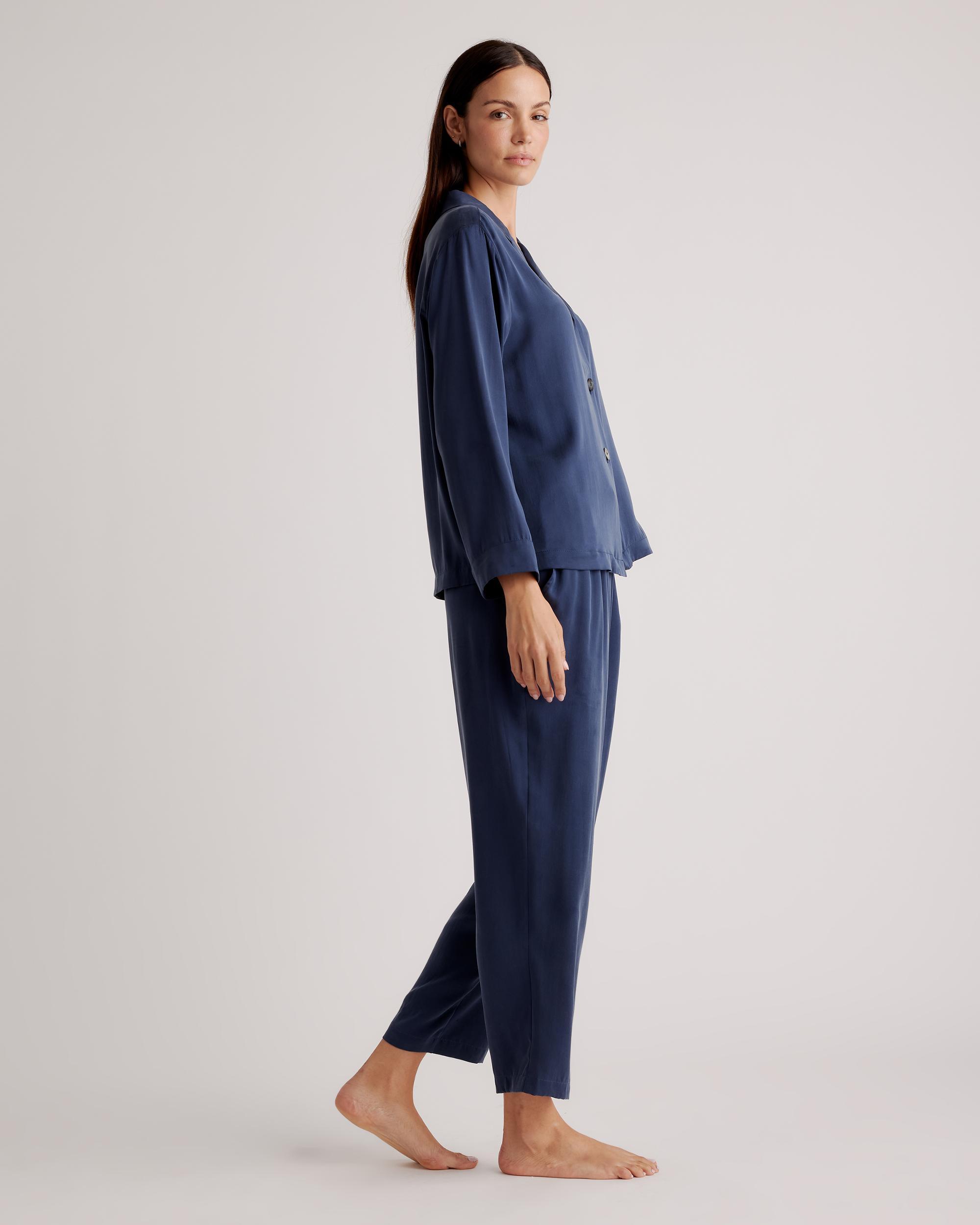 Quince | Women's Pajama Long Sleeve Top Mulberry Silk Product Image