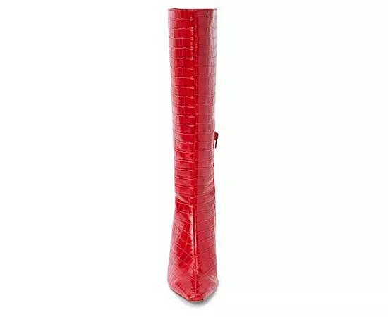 Coconuts by Matisse Robbie Women's Knee-High Boots, Size: 9, Red Croc Product Image