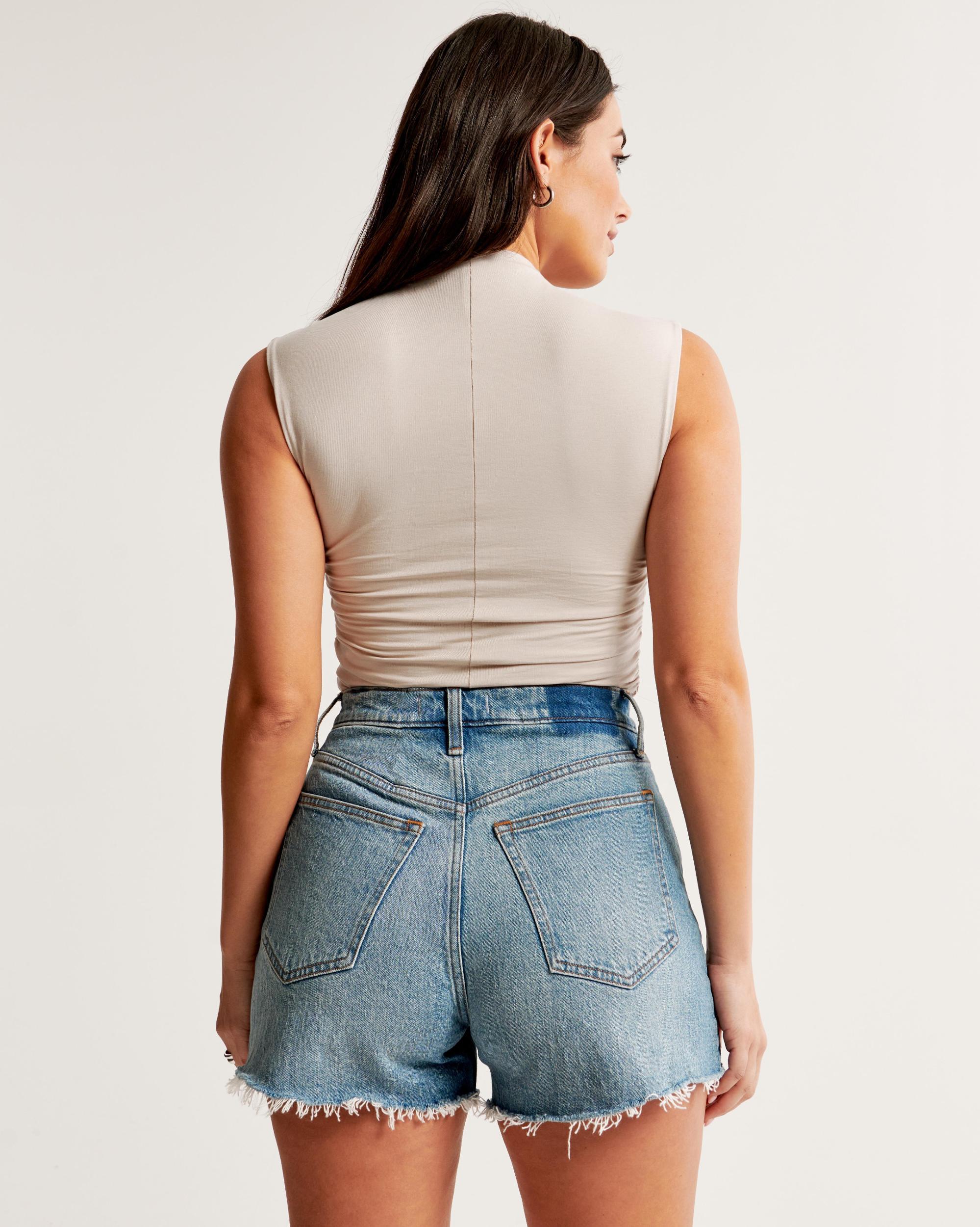Long-Sleeve Grown-On Mockneck Top Product Image