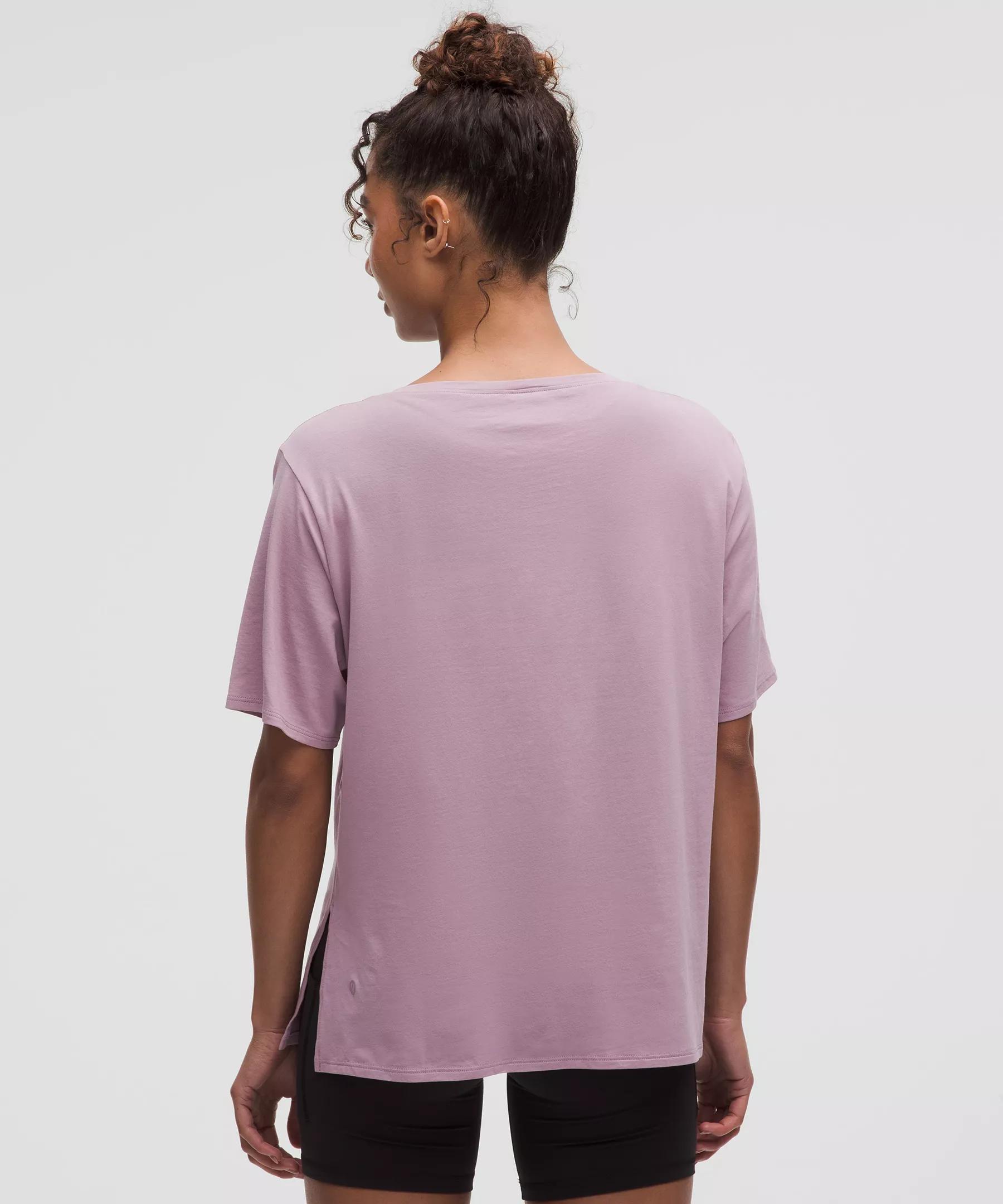 Relaxed-Fit Boatneck T-Shirt Product Image