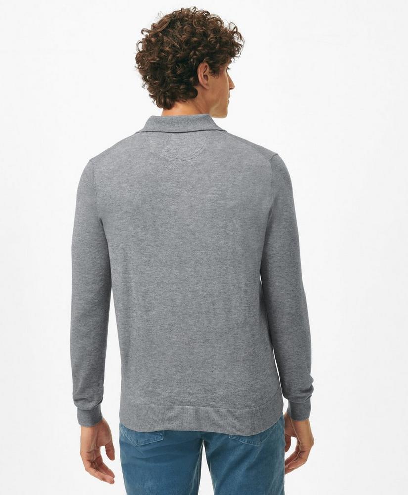 Luxe Polo Sweater In Cotton-Cashmere Product Image