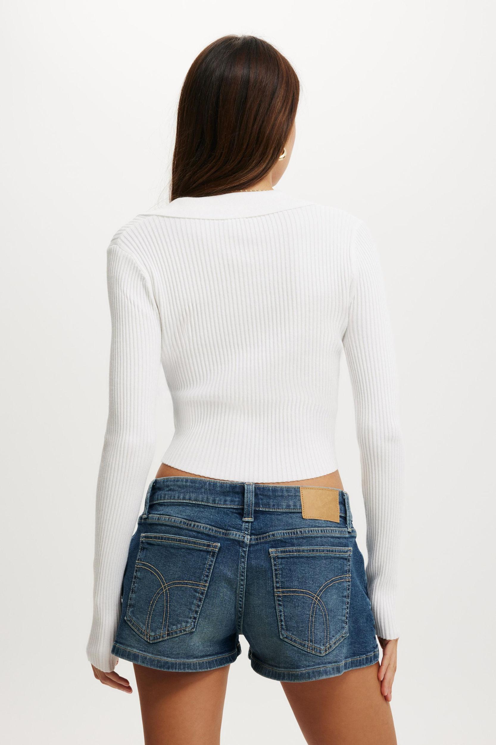 Everfine Rib V-Neck Polo Product Image