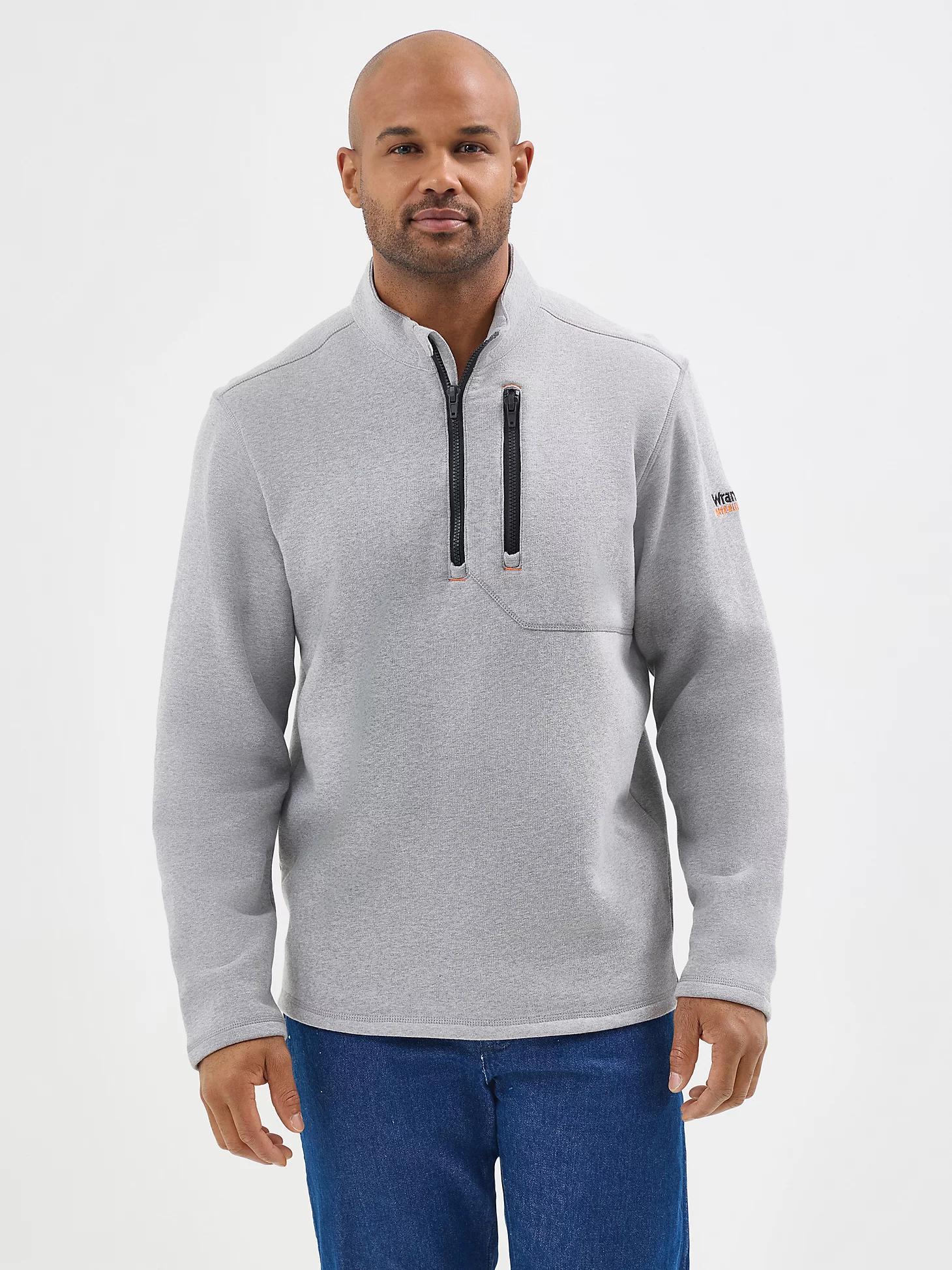 Wrangler® FR Flame-Resistant Quarter Zip Pullover | Men's SHIRTS | Wrangler® Product Image