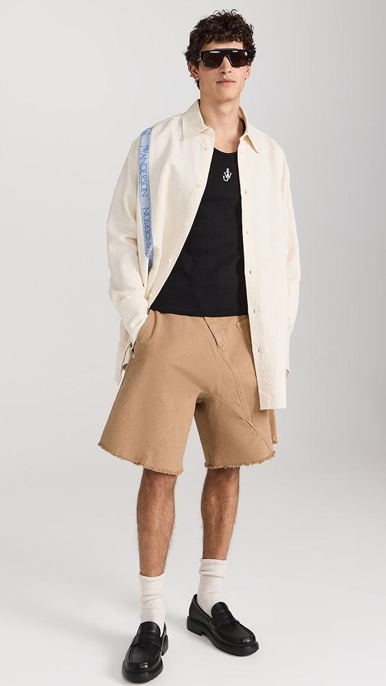 JW Anderson Anchor Embroidery Tank Top | Shopbop Product Image