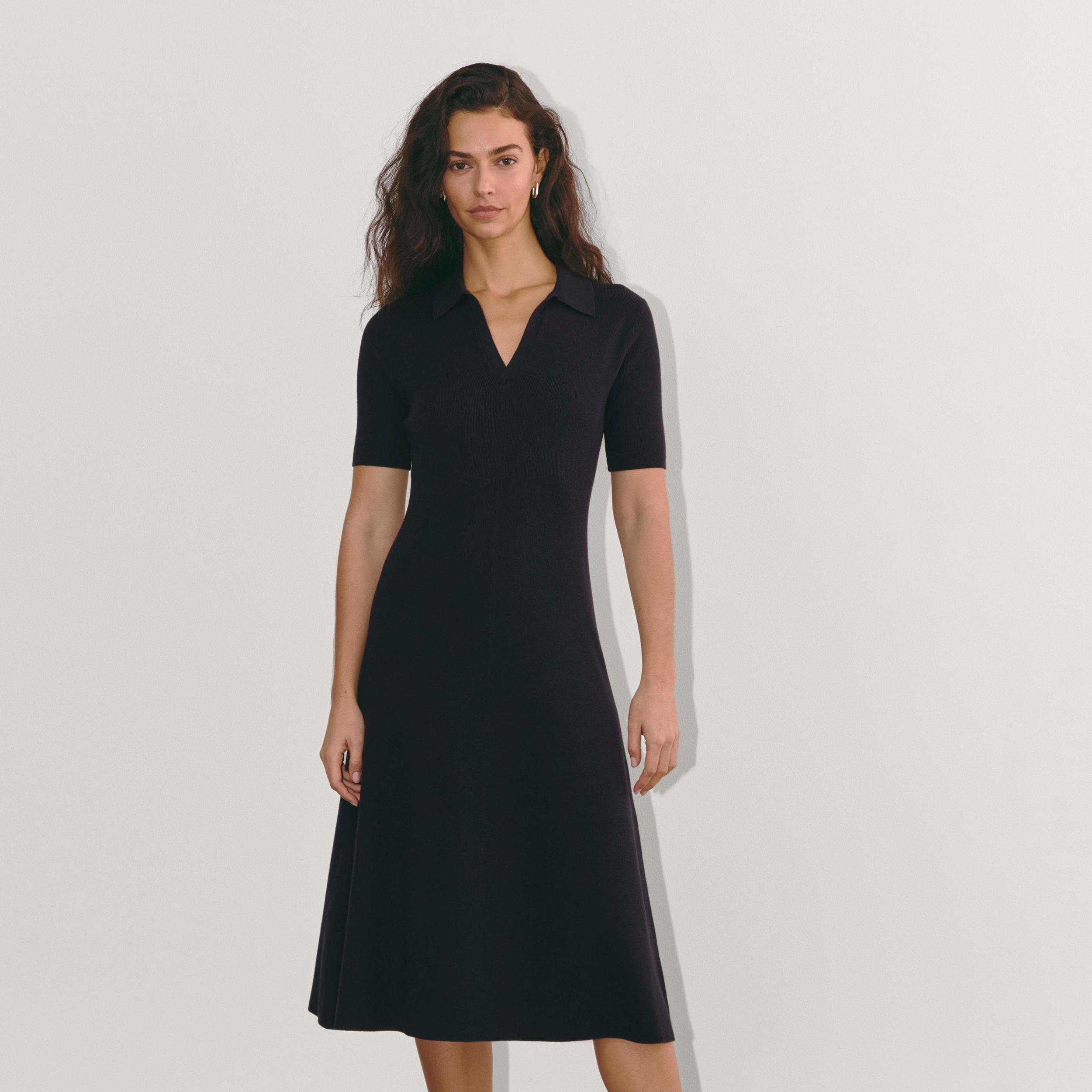 The Knit Polo Dress Product Image
