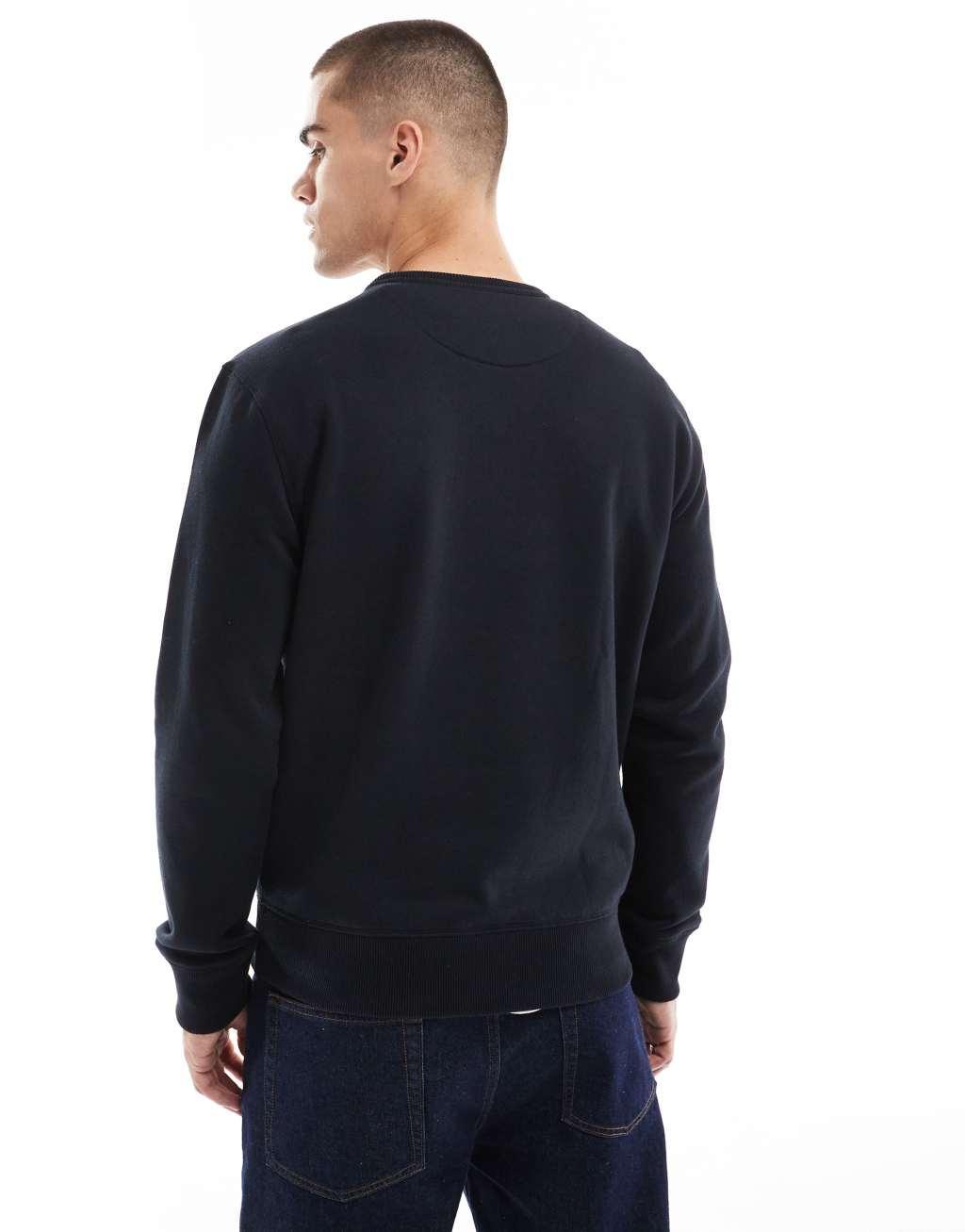 French Connection classic logo sweatshirt in navy Product Image