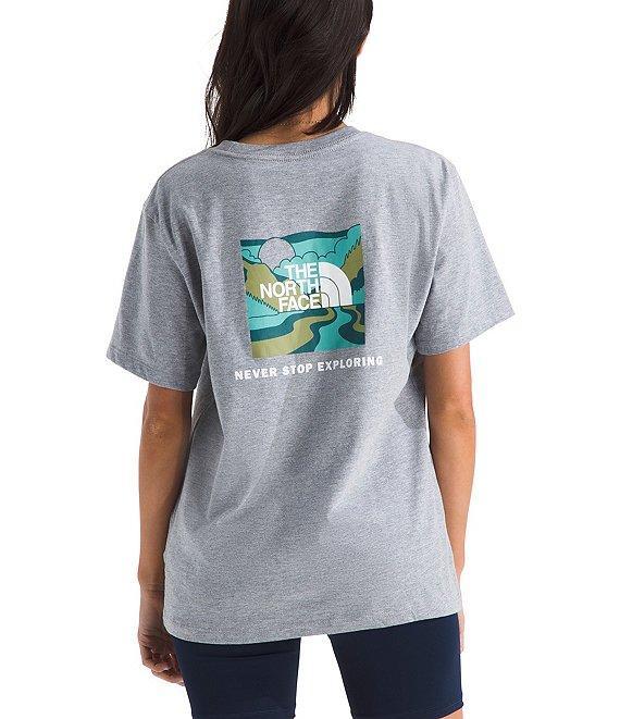 The North Face Crew Neck Rib Knit Short Sleeve Box Tee Product Image