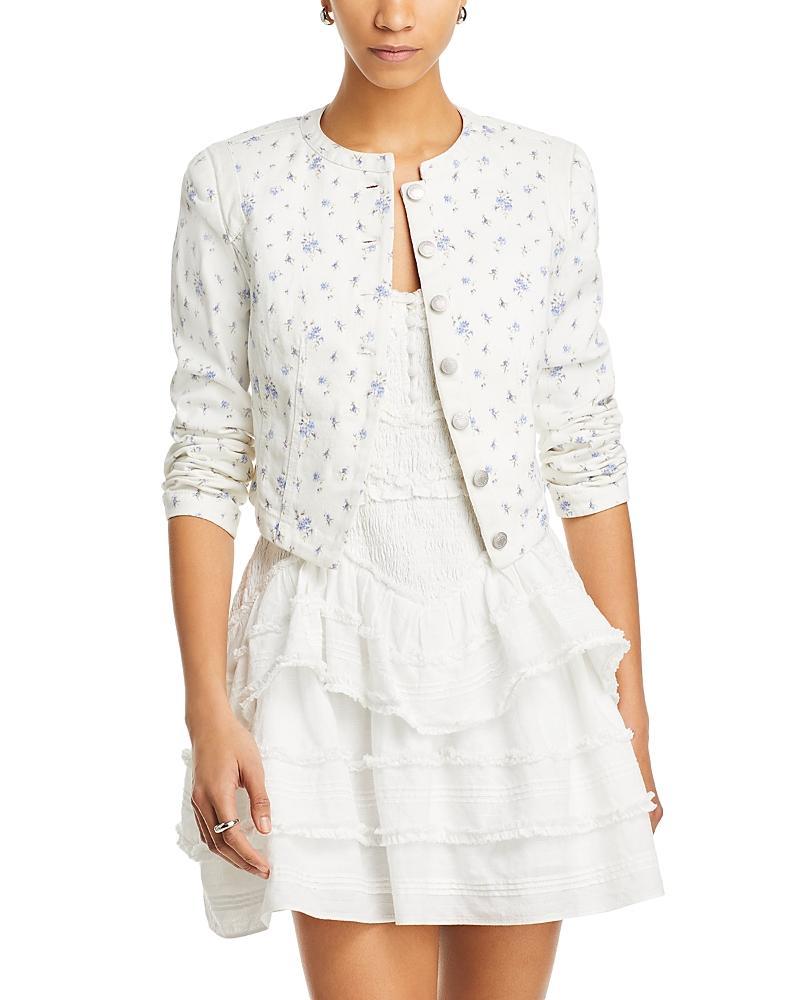 Womens Falima Floral Crop Jacket Product Image