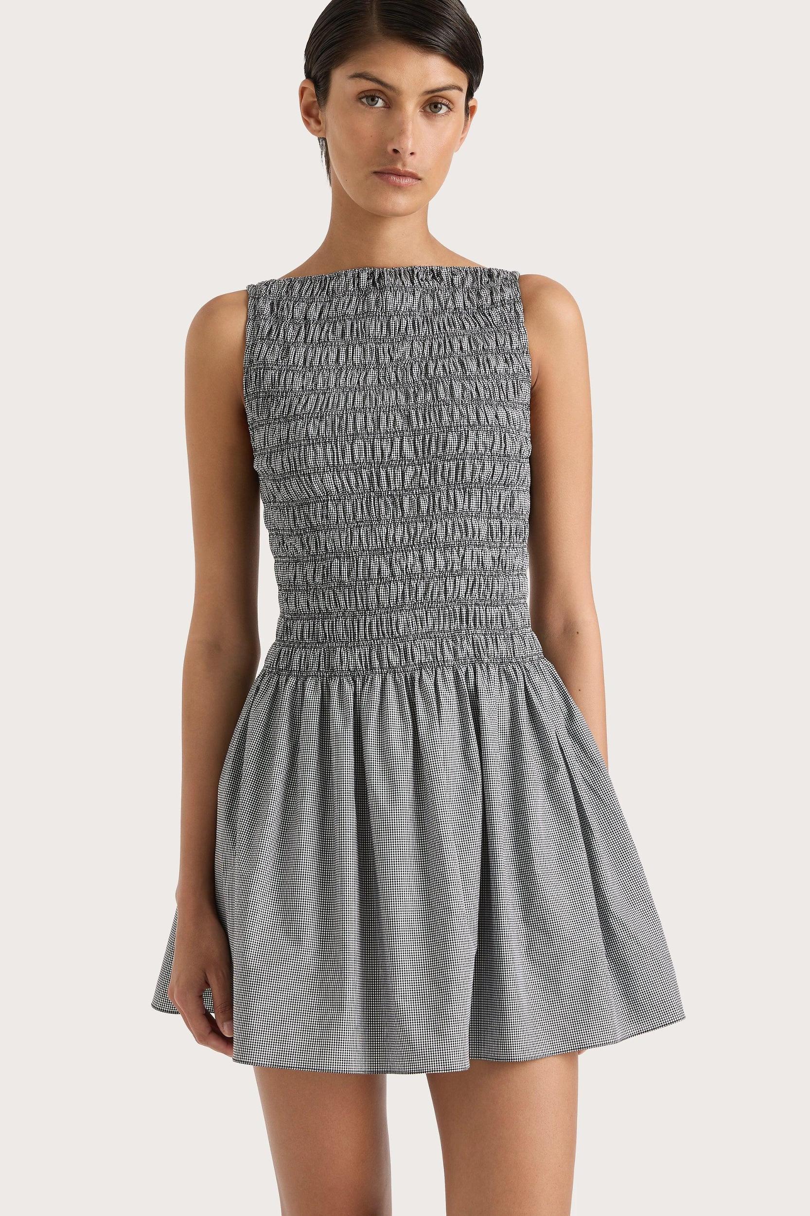 Margot Top Gingham Black Product Image