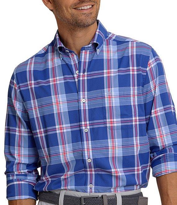 Southern Tide Greenview Plaid Intercoastal Long Sleeve Woven Shirt Product Image