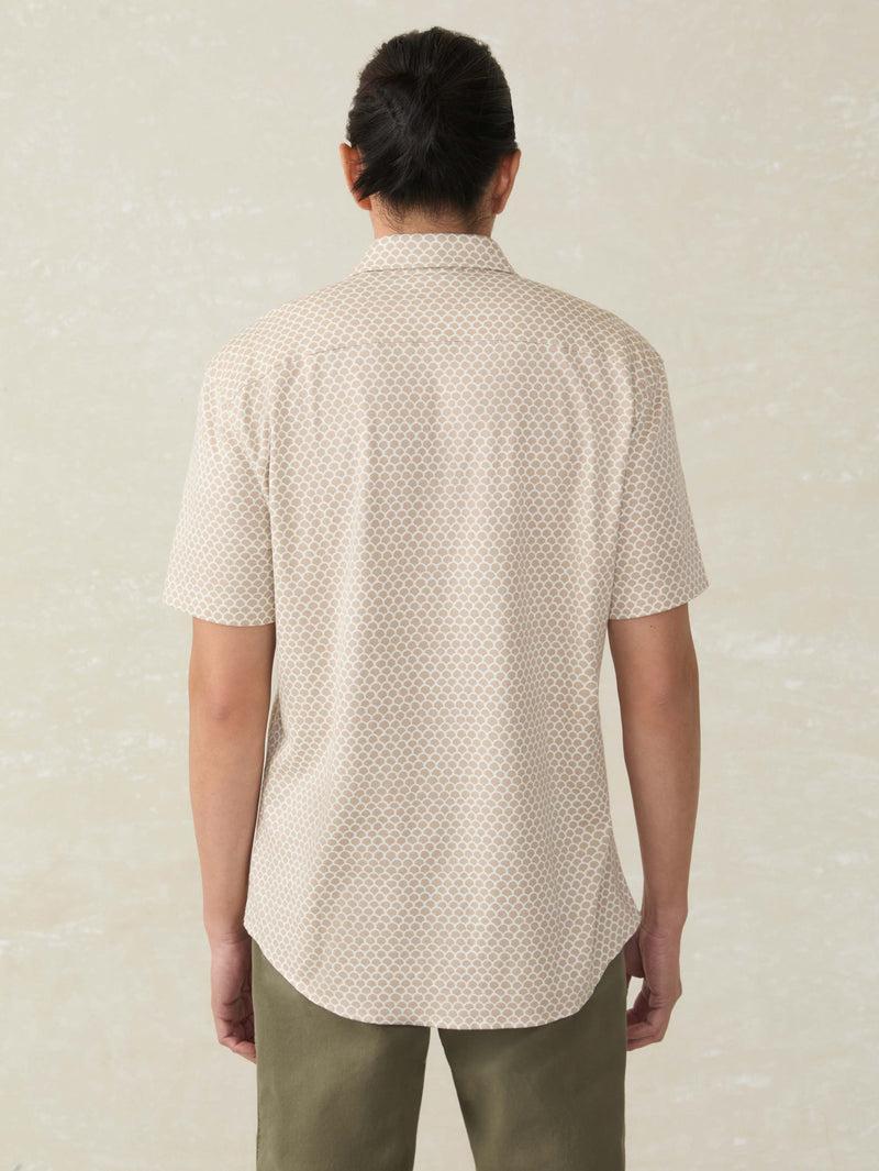 Short-Sleeve Hermosa Shirt - Island Sand Fishscale Product Image