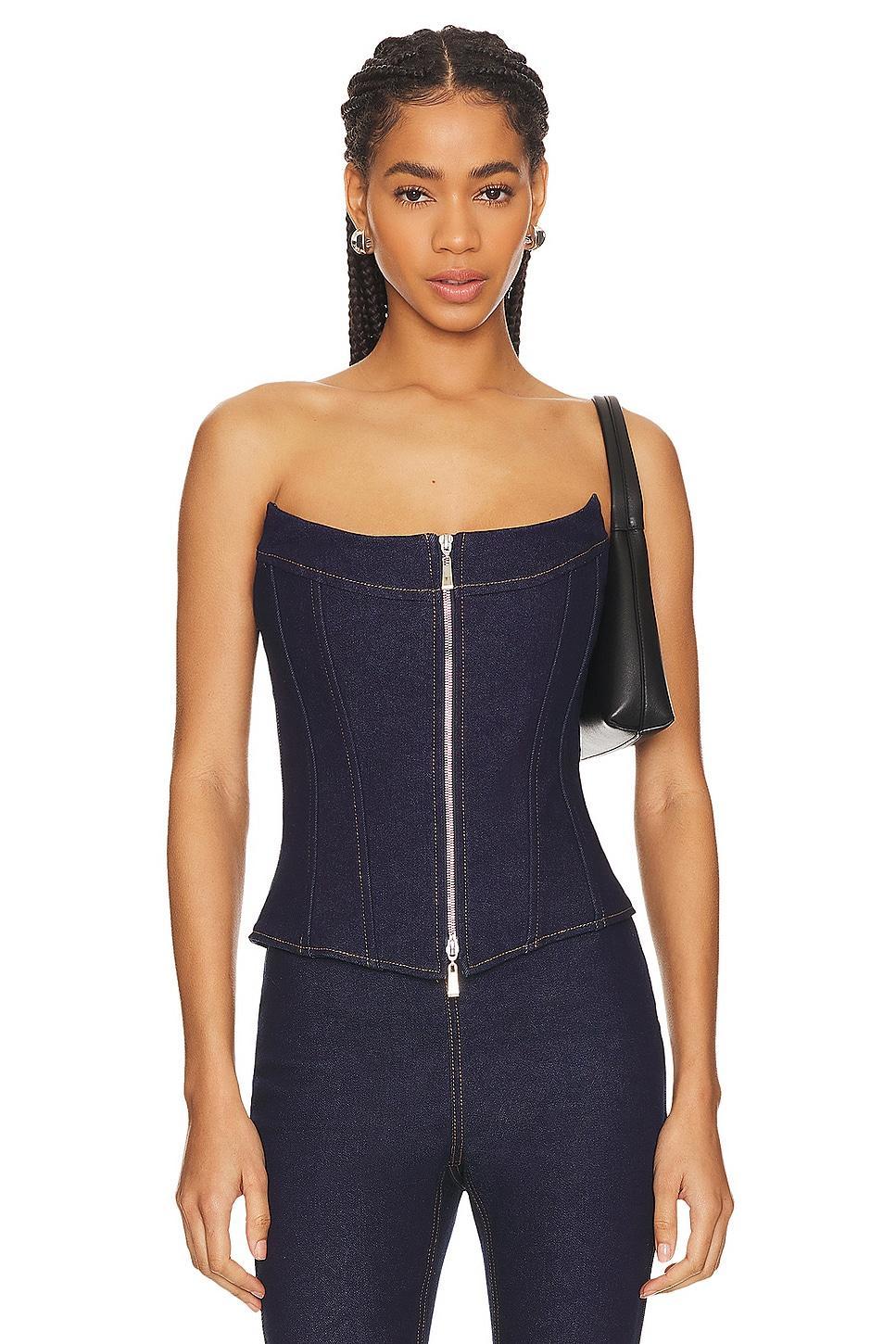 Claire Corset EB Denim Product Image