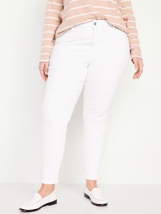 High-Waisted Button-Fly OG Straight Ankle Jeans Product Image