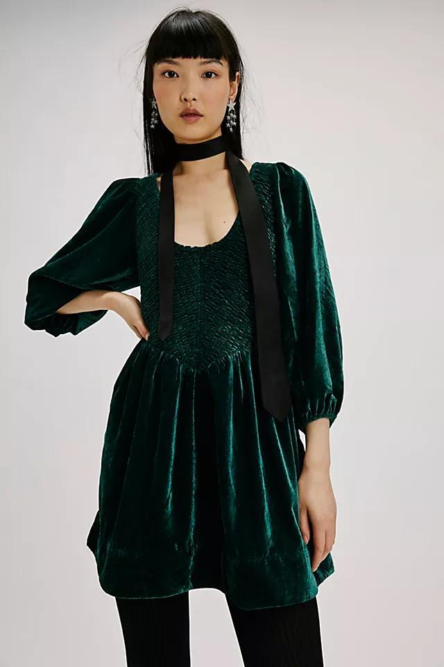 Farrier Velvet Mini Dress Product Image