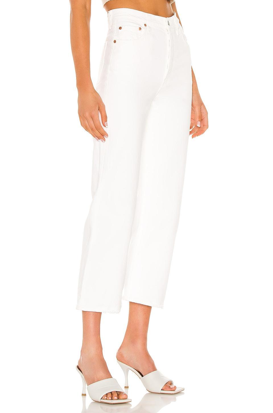 Ribcage High-Rise Straight-Leg Jeans Product Image