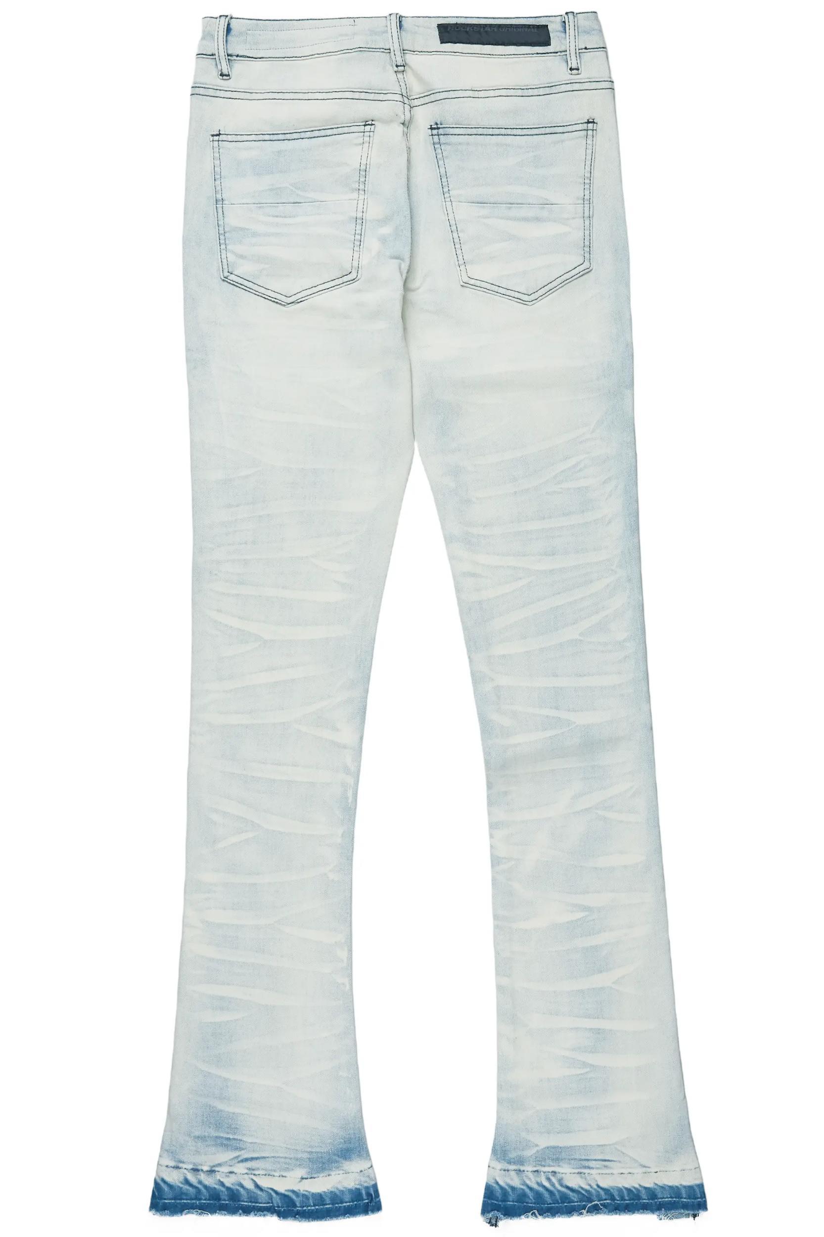 Lakyn Light Wash Stacked Flare Jean Male Product Image