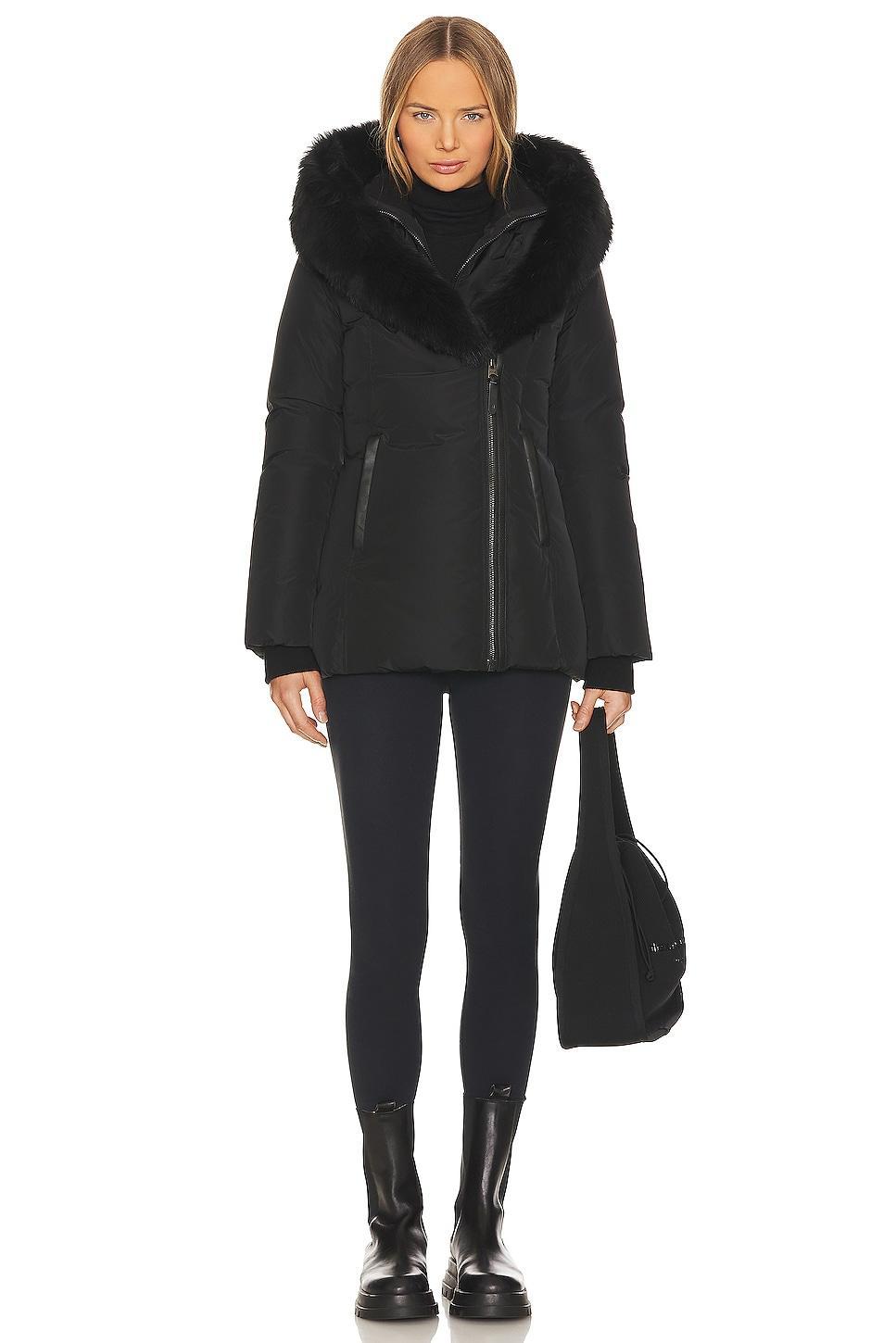 Adali Shearling Collar Coat Mackage Product Image