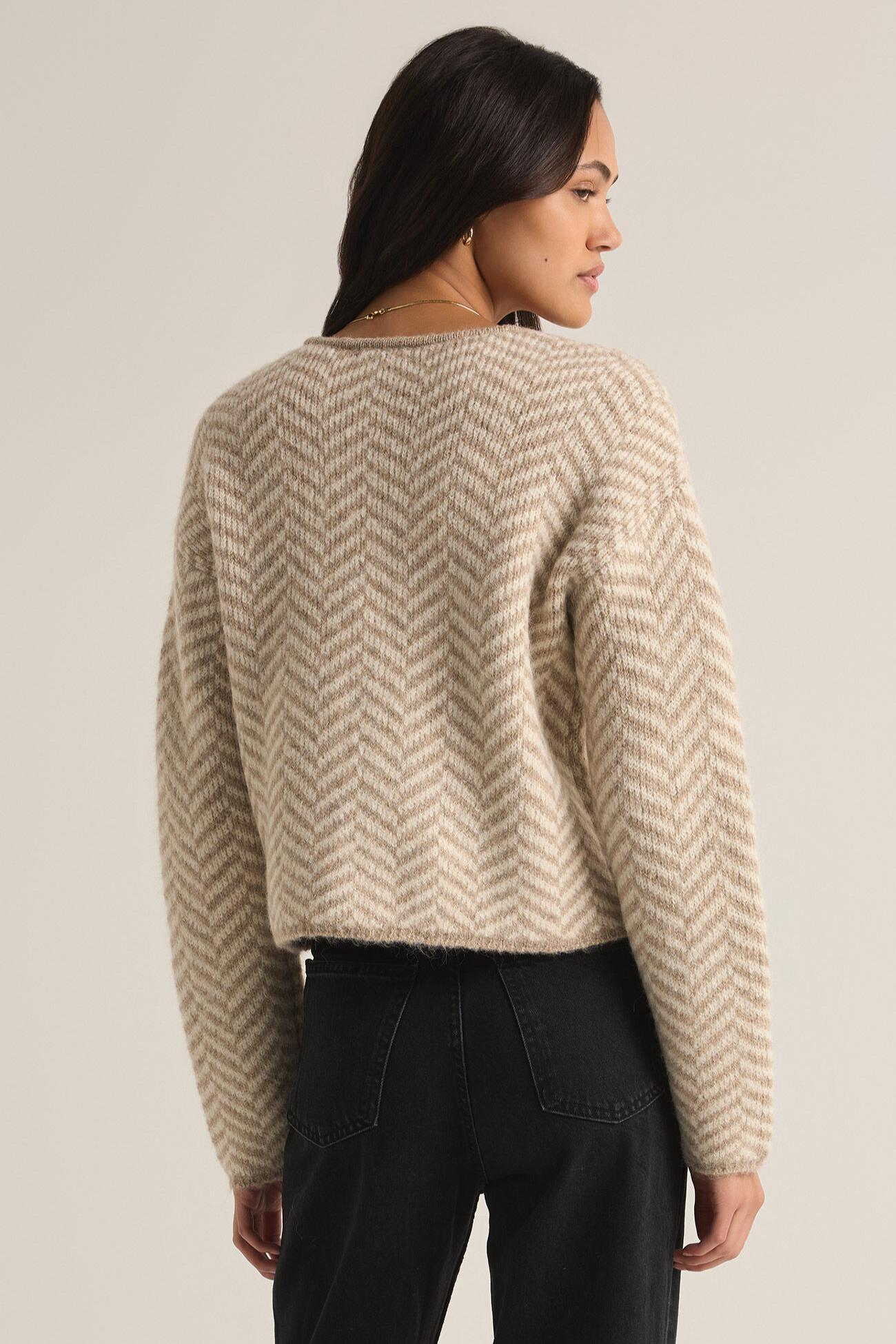 Naomi Herringbone Cardigan Product Image