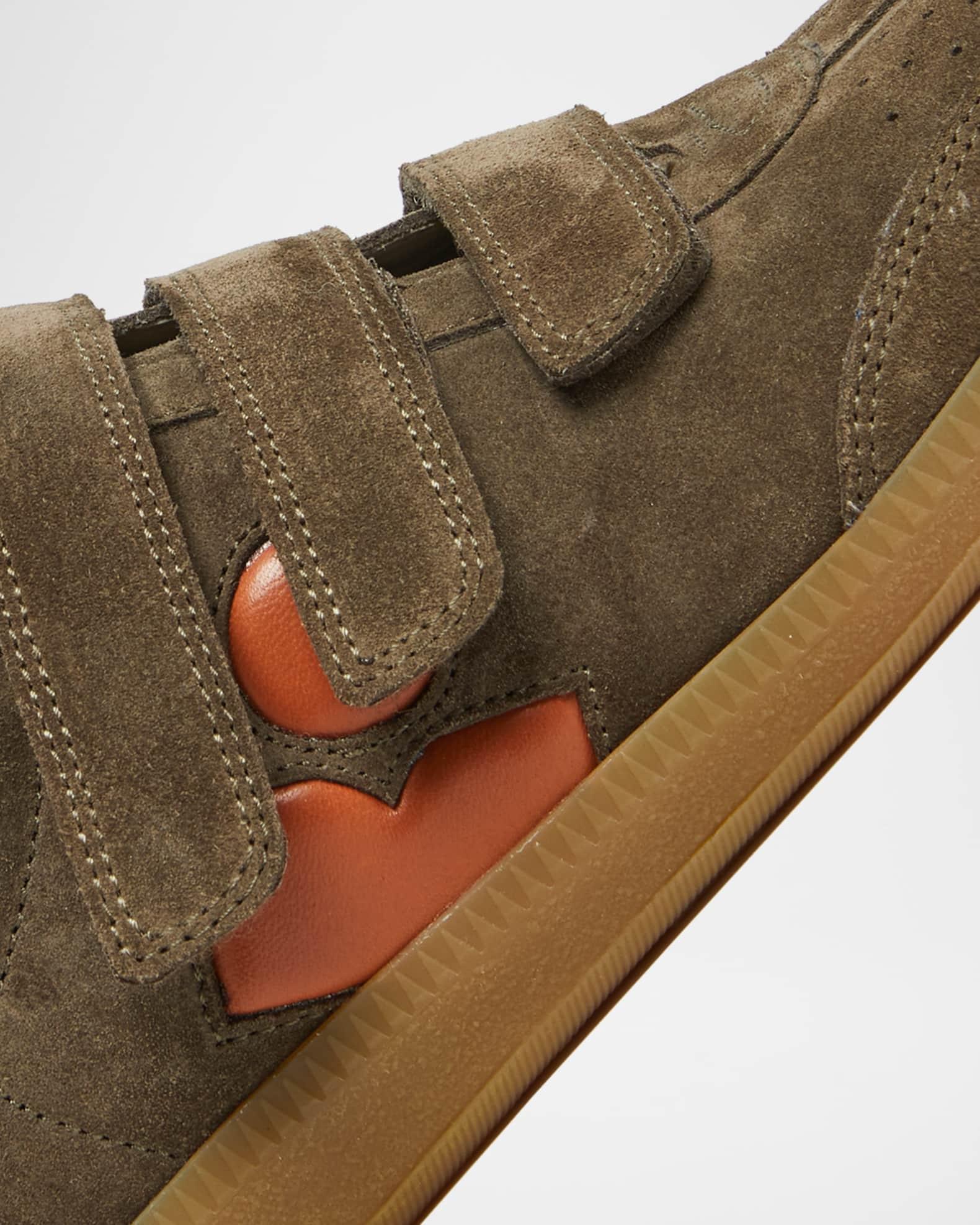 Beth Bicolor Mixed Leather Sneakers Product Image