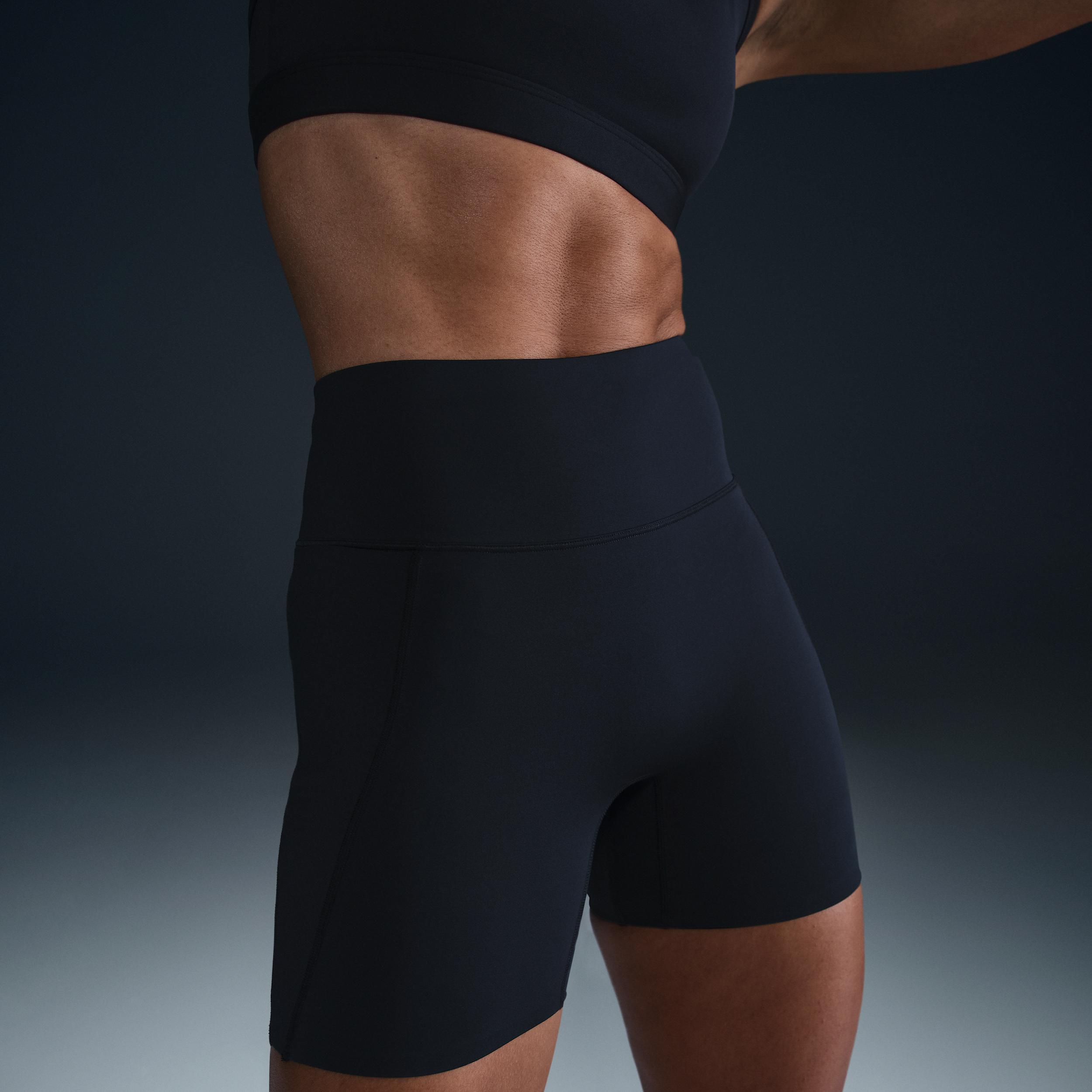 Nike Women's Universa -Support High-Waisted 5" Biker Shorts with Pockets Product Image