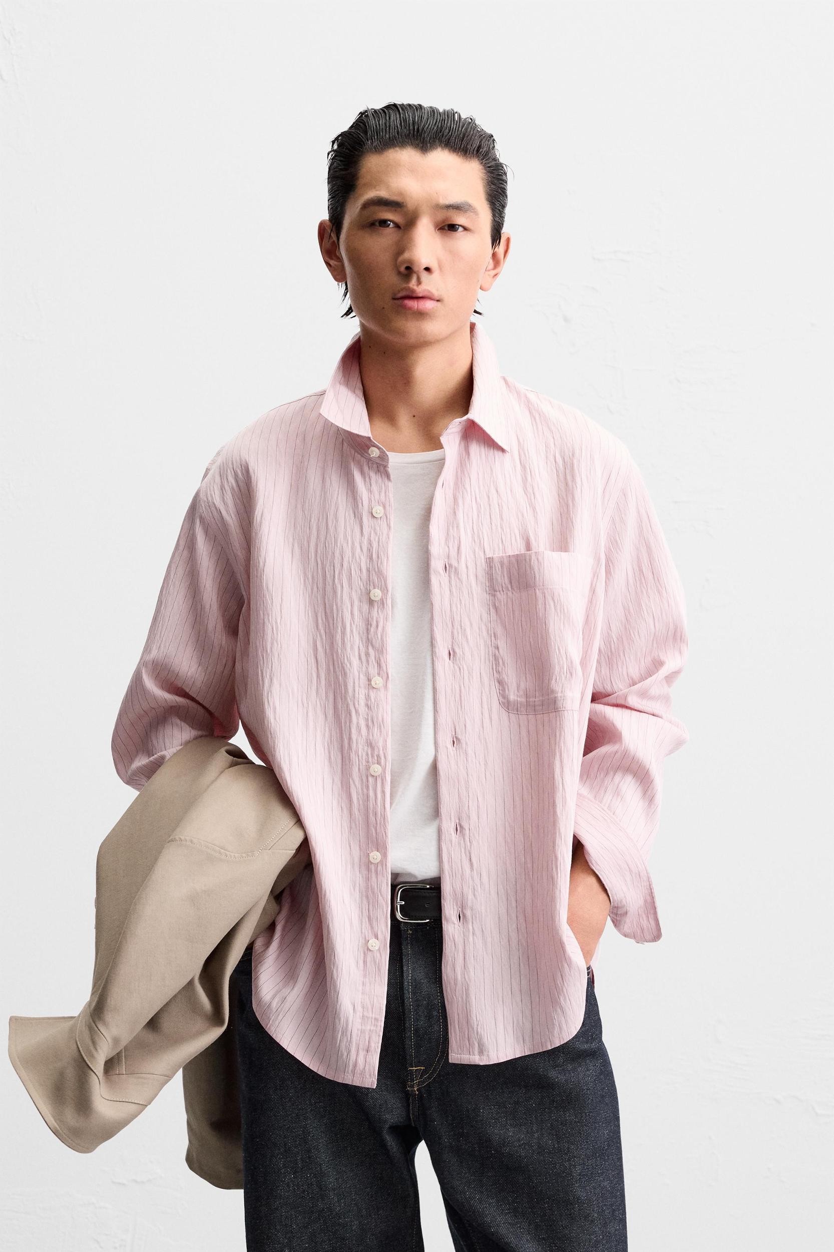 FLOWY STRIPED SHIRT Product Image
