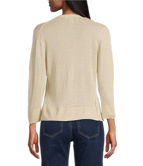 Tommy Bahama Open Front 3/4 Sleeve Cardigan Product Image