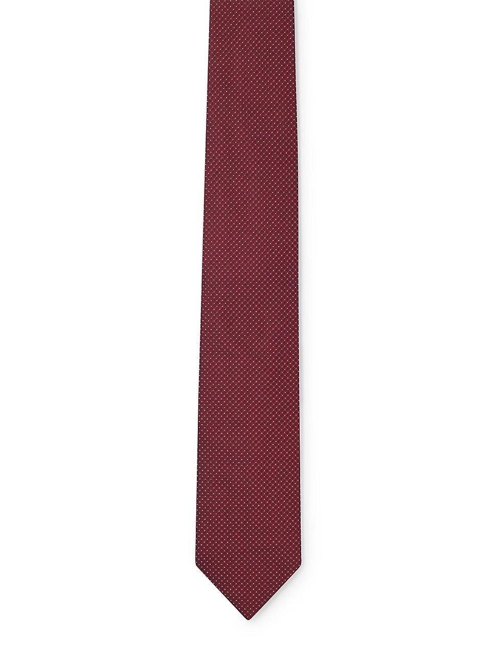 Boss by Hugo Boss Mens All-Over Pattern Silk Jacquard Tie Product Image