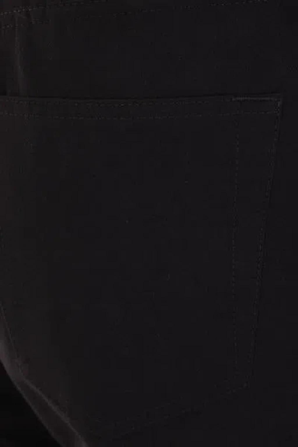 RICK OWENS Jim Twill Slim-fit Trousers In Black Product Image