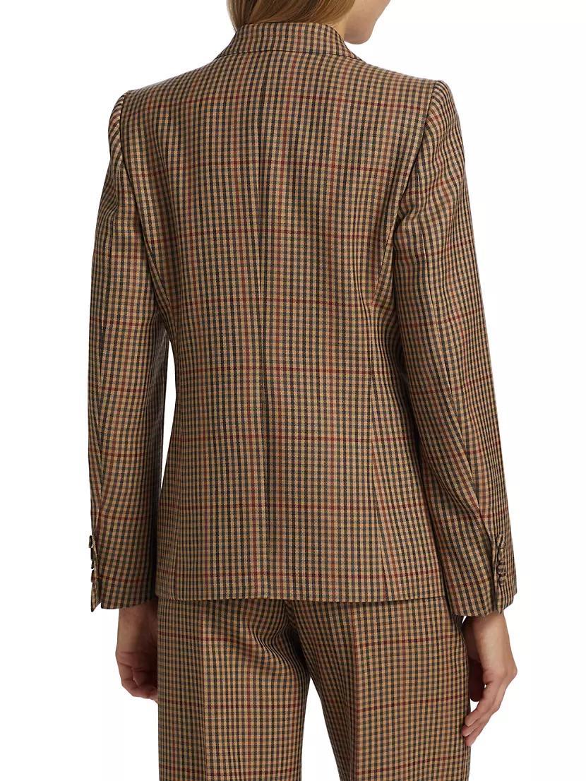 Beaume Plaid Wool Blazer Product Image