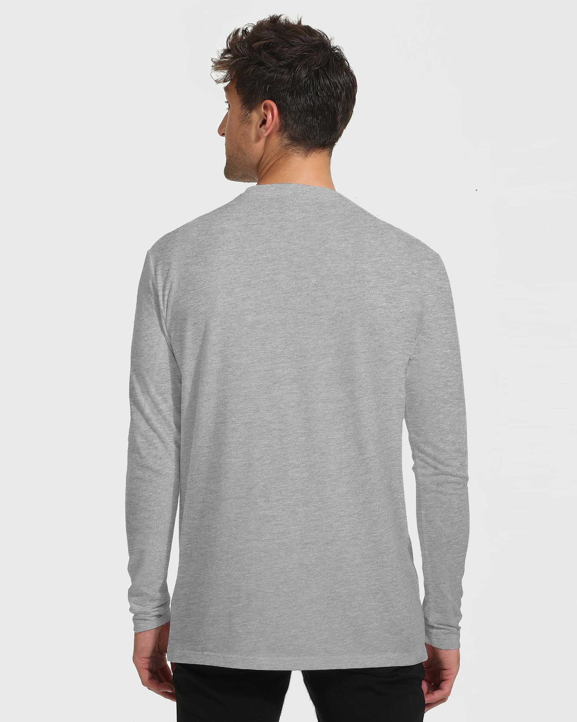 Heather Gray Tall Long Sleeve T-Shirt Product Image