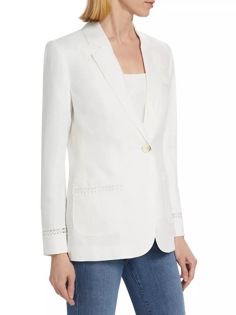 Constance Linen Blazer Product Image