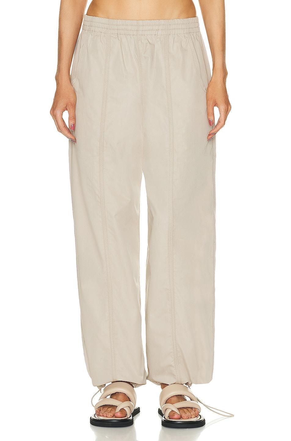 AGOLDE Dakota Track Pant in Beige Product Image