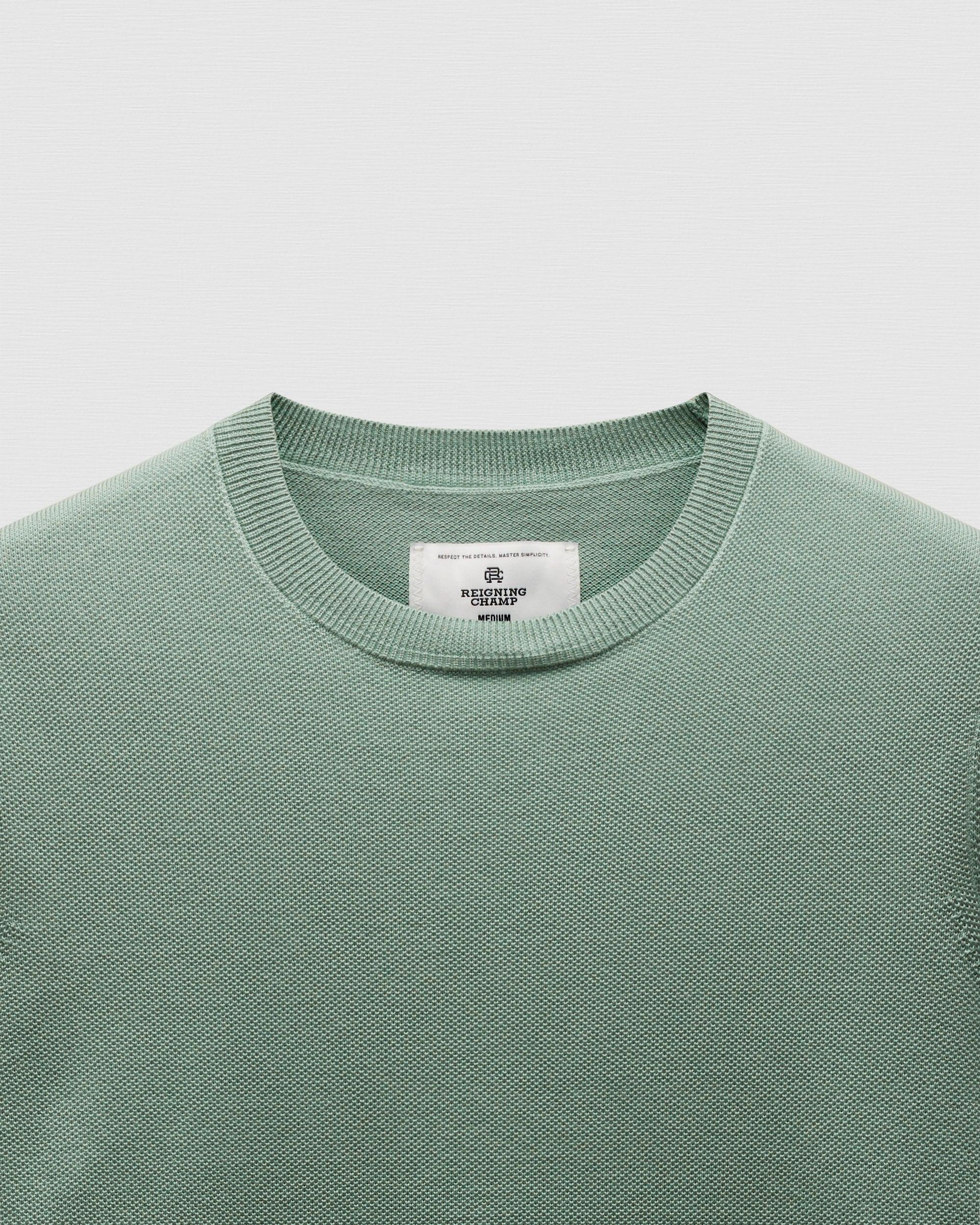 Supima Pique Ace Crewneck Male Product Image