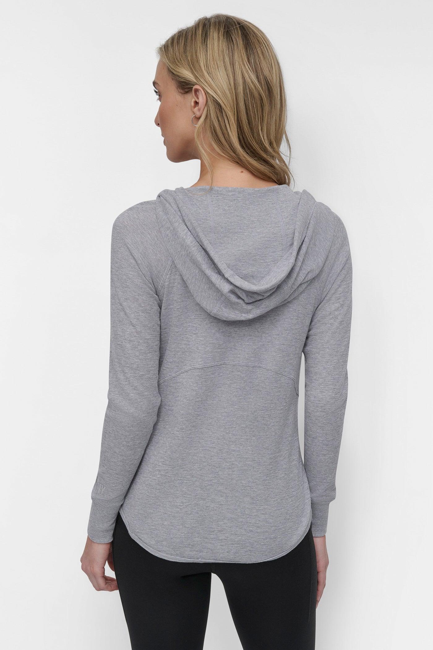 SLUB WAFFLE KNIT HOODIE Product Image