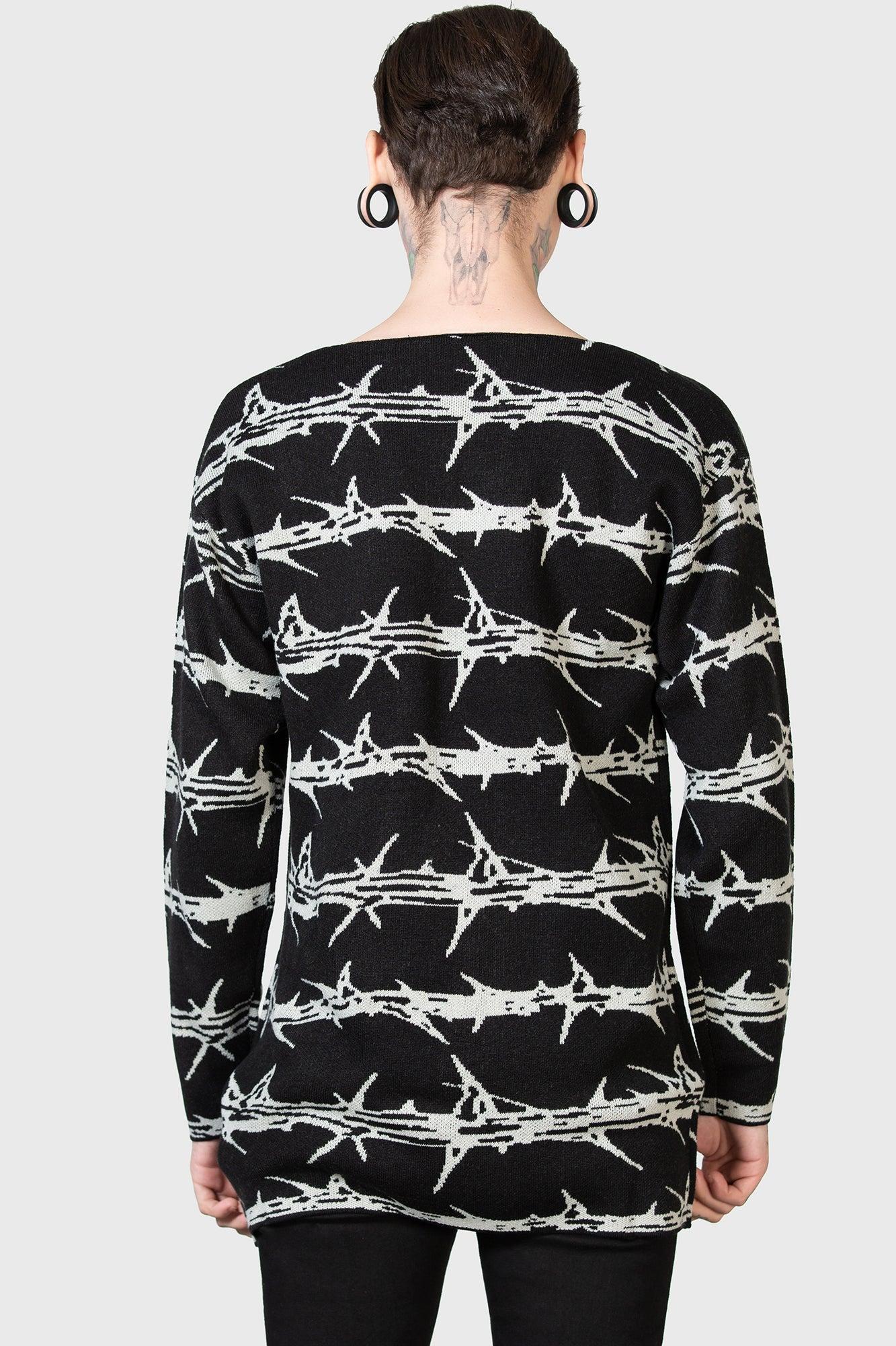 Prickled Contention Knit Sweater Female Product Image