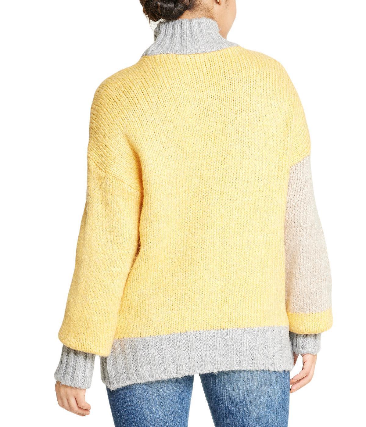 Color Block Tunic Sweater Product Image