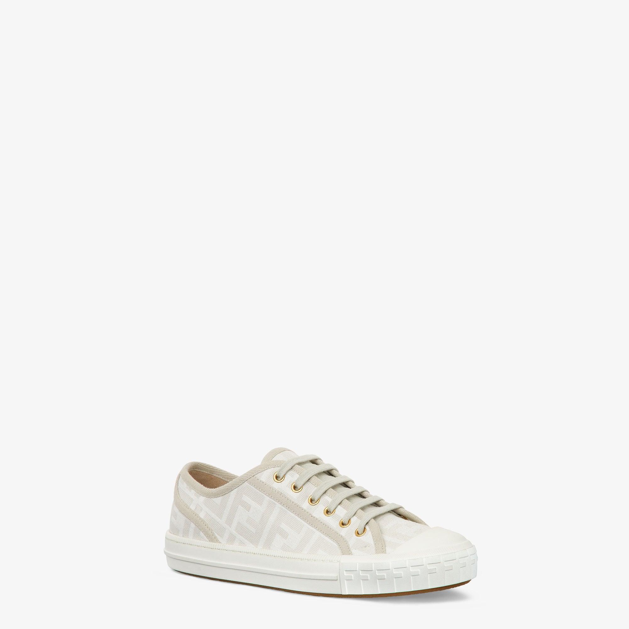 DominoWhite FF fabric low-tops Product Image