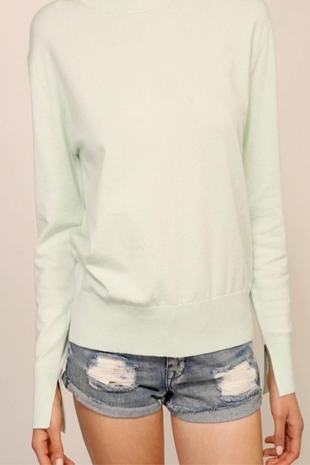 Sage Slit Sweater Product Image