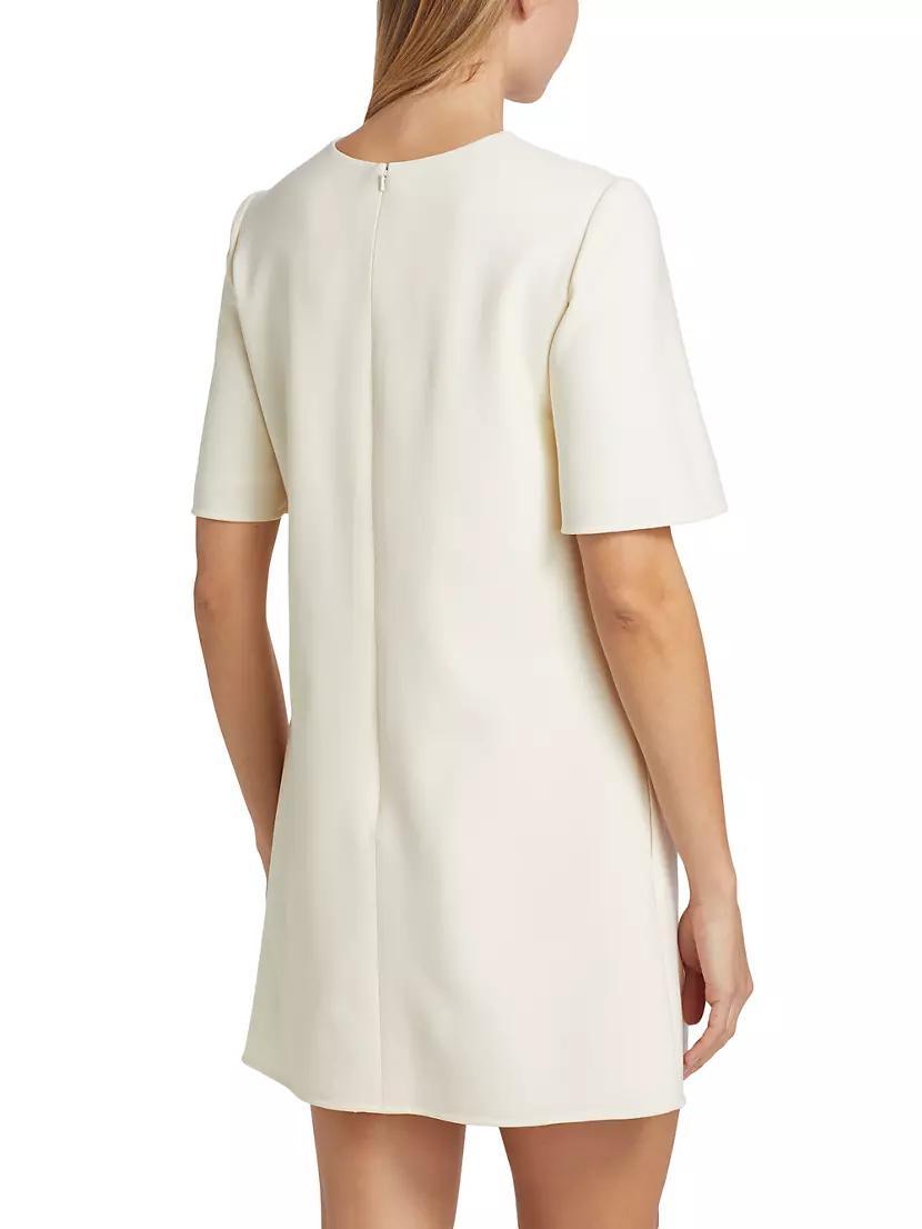 Chrysanthemum Wool-Blend Shift Dress Product Image