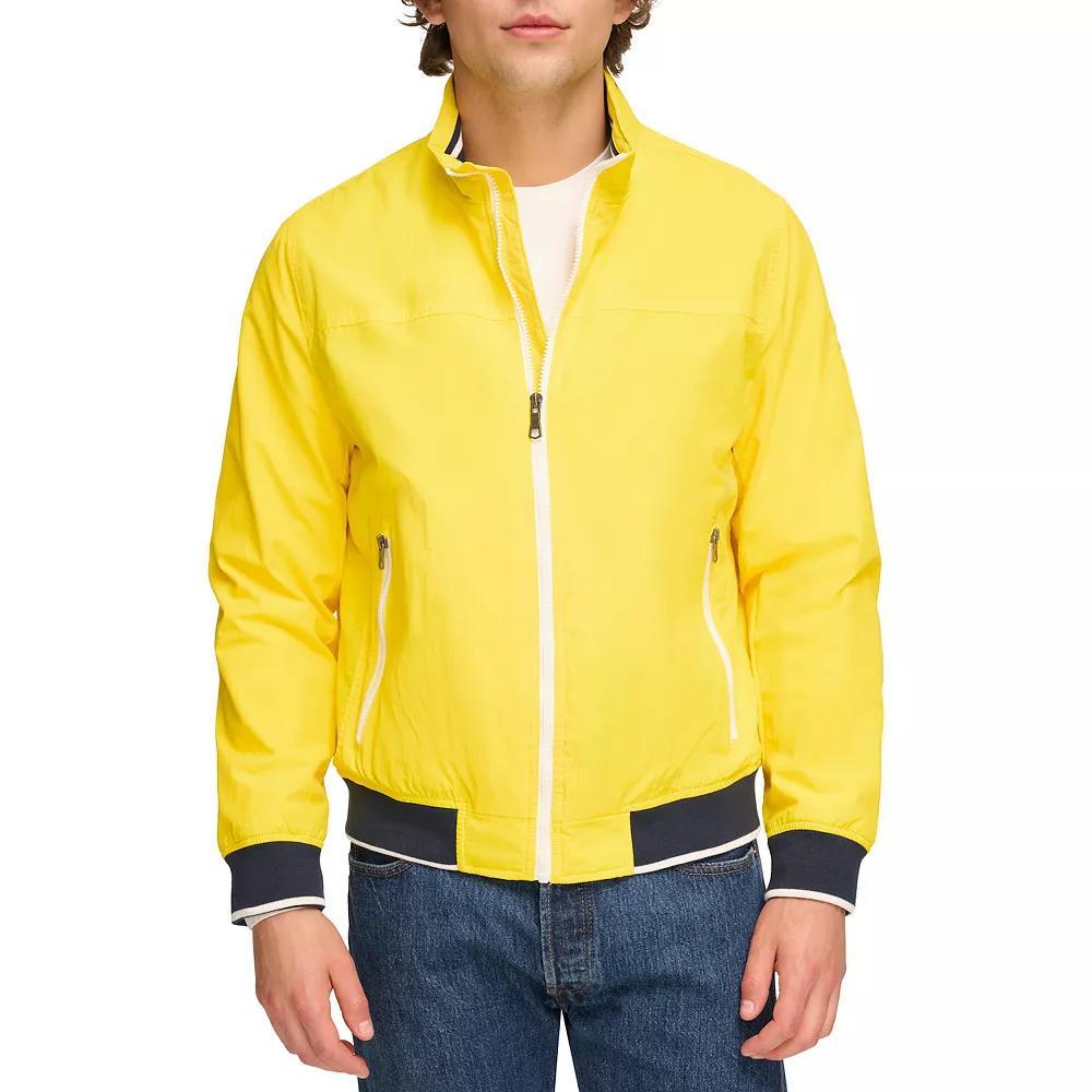 Mens Tommy Hilfiger Stand Collar Jacket Green Product Image