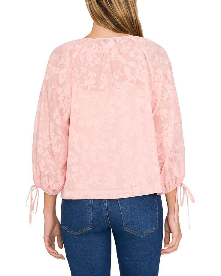 Short Flutter Sleeve Crew Neck Top Product Image