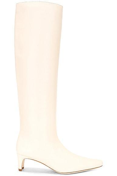 Staud Womens Wally Mid Heel Knee High Boots Product Image