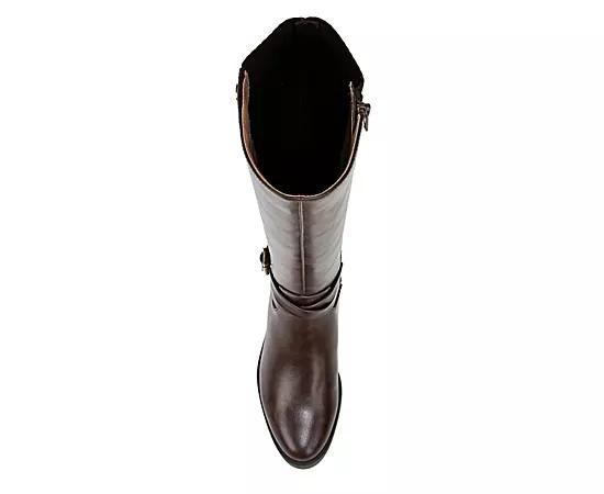 LifeStride Brittany Women's Tall Riding Boots in Regular and Wide Calf, Size: 10 Wide, Brown Product Image