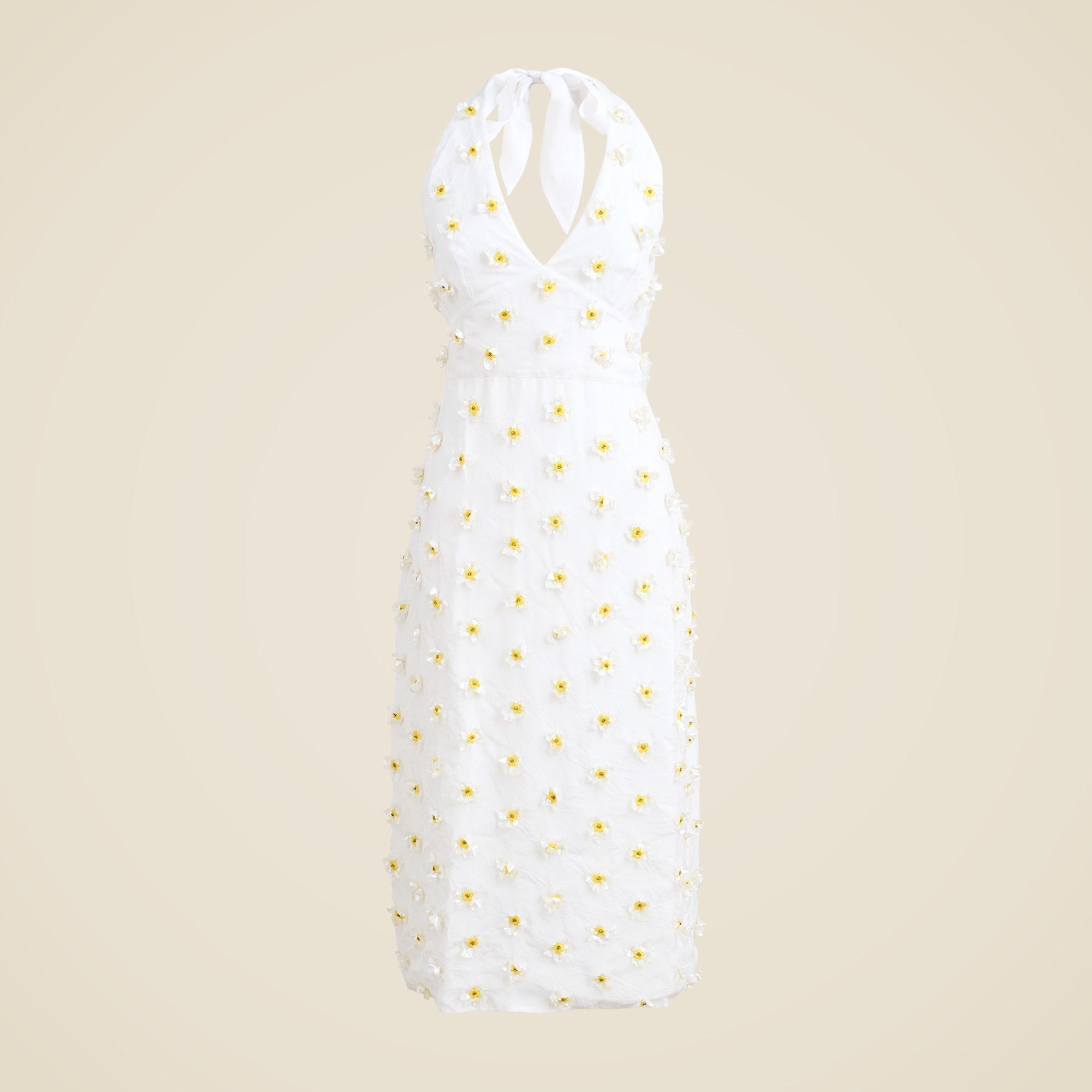 Collection embellished halter midi dress Product Image