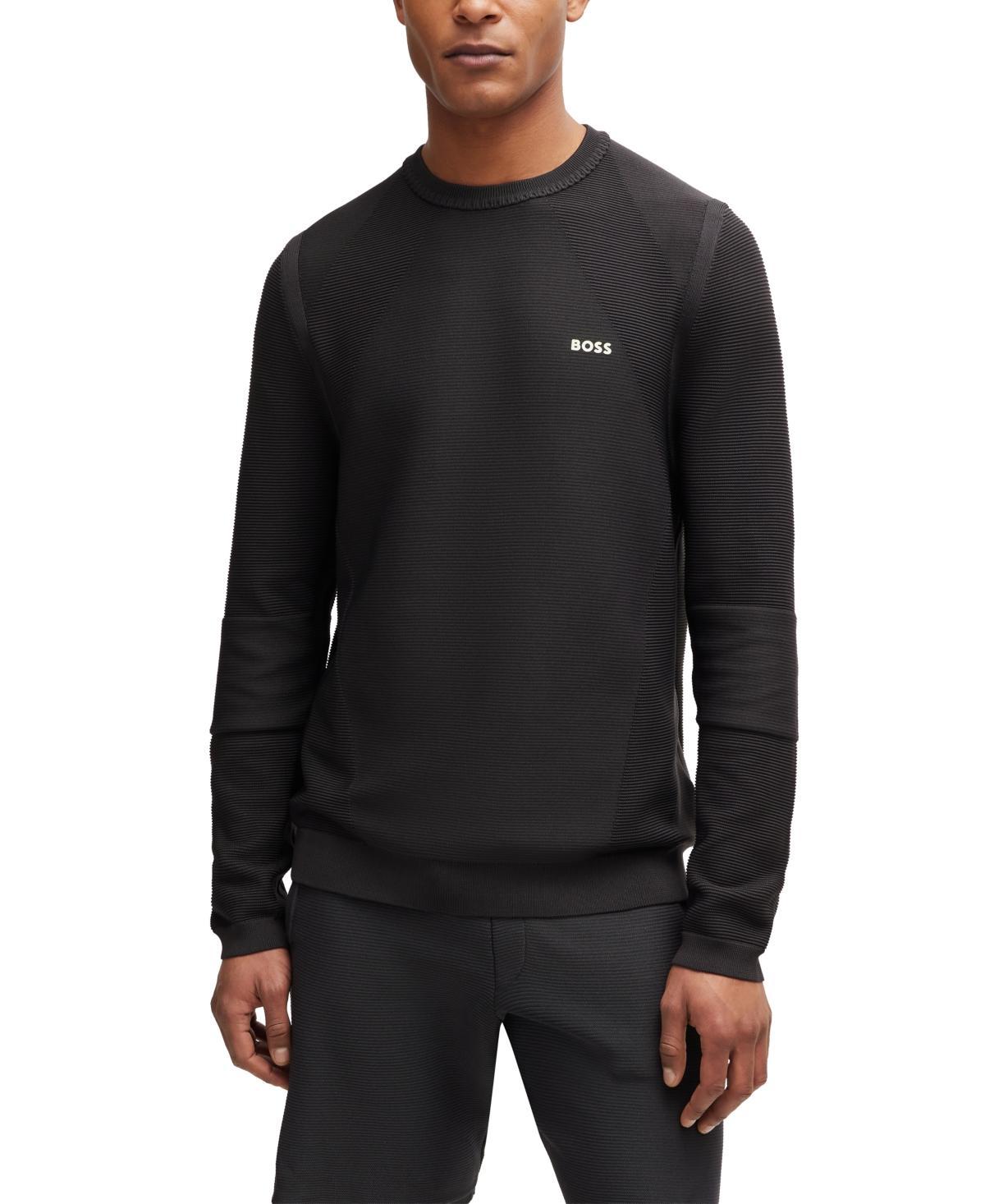 Mens Regular-Fit Sweater with Contrast Logo Product Image