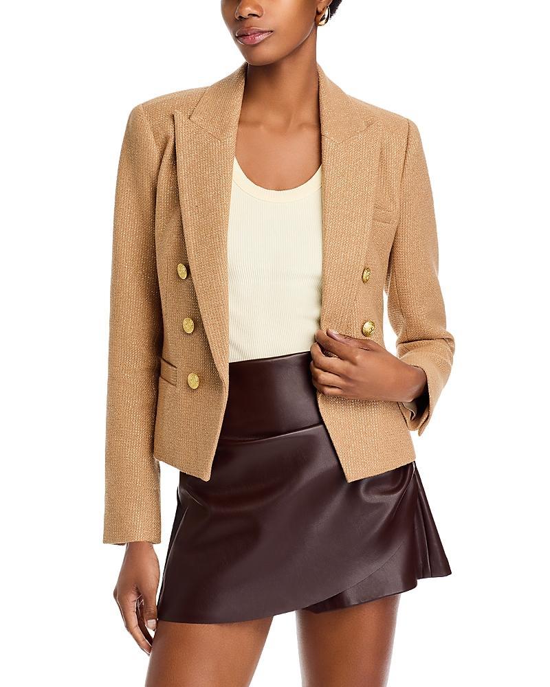 LAgence Brooke Double Breasted Cropped Blazer Product Image