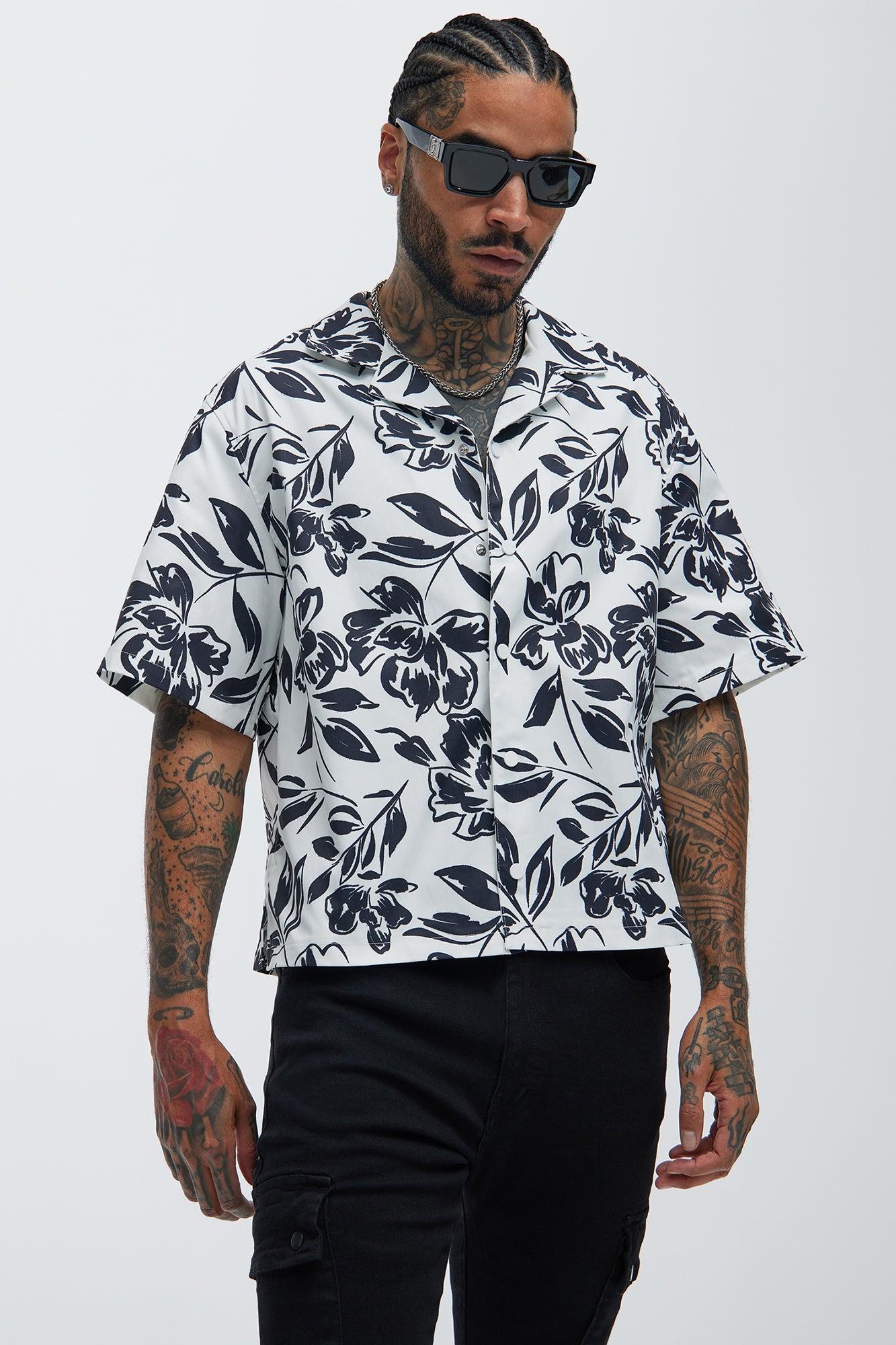 Noche Flor Shirt - White/combo Product Image