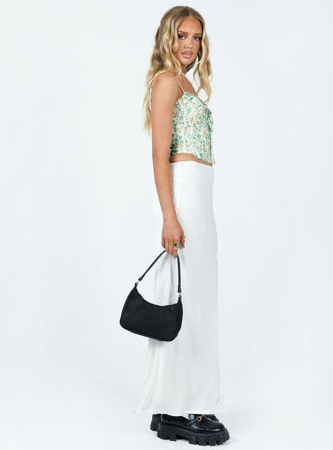 Jodie Maxi Skirt White Product Image