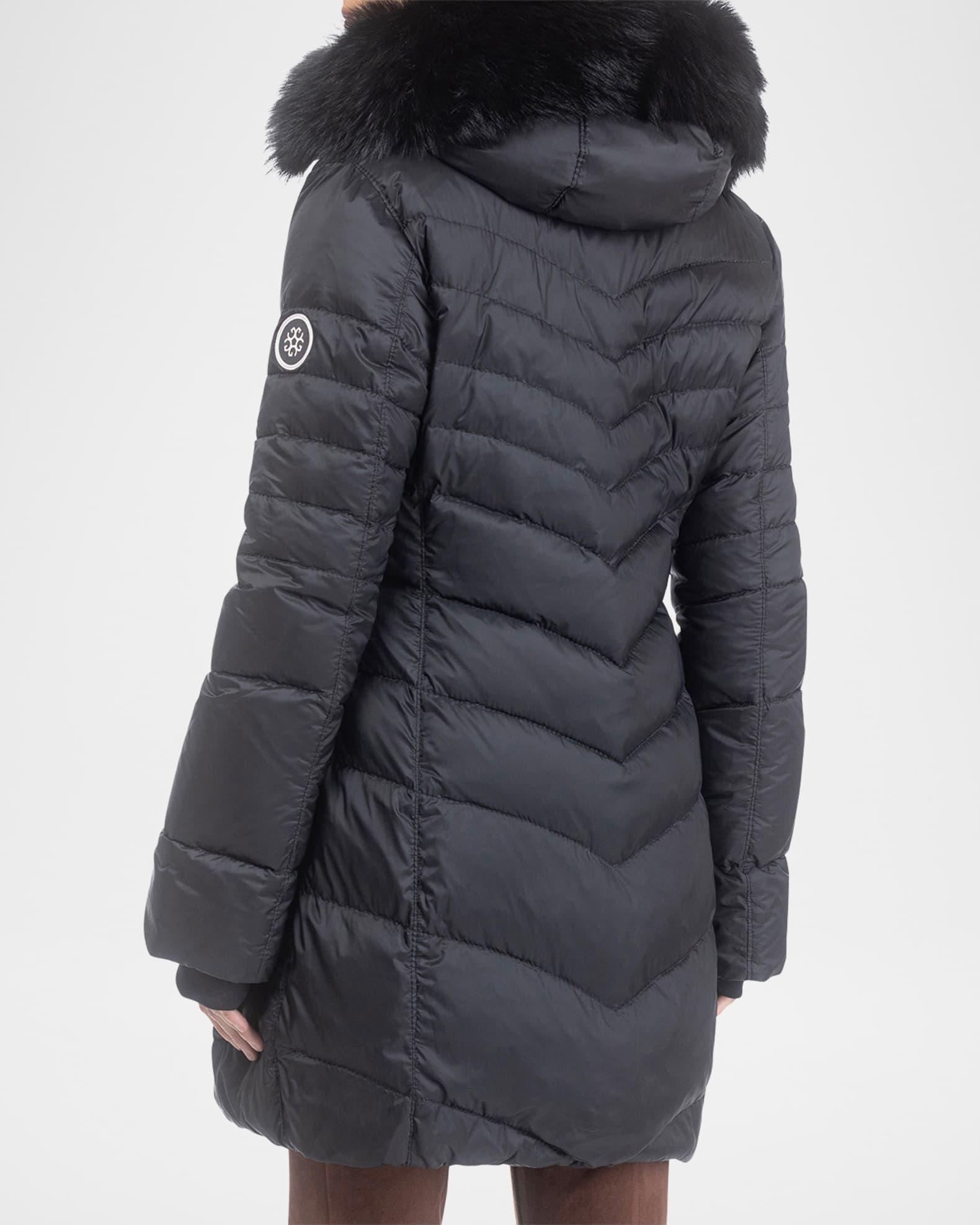 Apres-Ski Jacket With Detachable Toscana Lamb Shearling Hood Trim Product Image